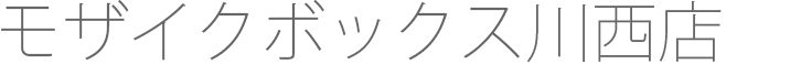 テキスト｜モザイクボックス川西店